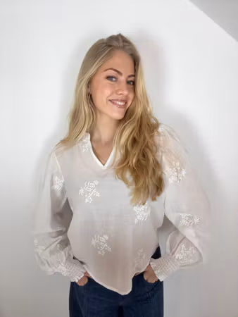 Emma blus vit
