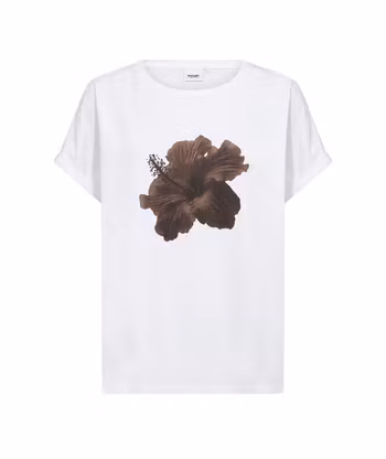 Helene 1 t-shirt brun blomma