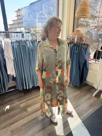 My life klänning blommig grön