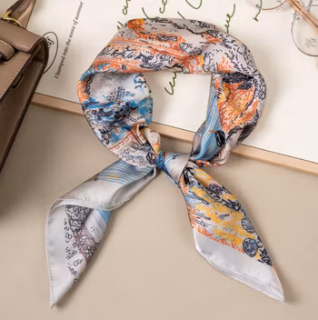 Paris scarf city blå