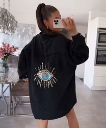 Storskjorta bäckebölja glitteröga