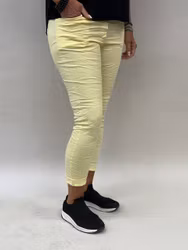 Signe stretchbyxa ljusgul