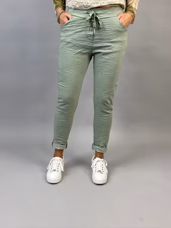 Signe stretchbyxa ljus army