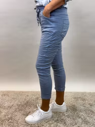 Signe stretchbyxa jeansblå