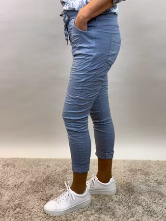 Signe stretchbyxa jeansblå