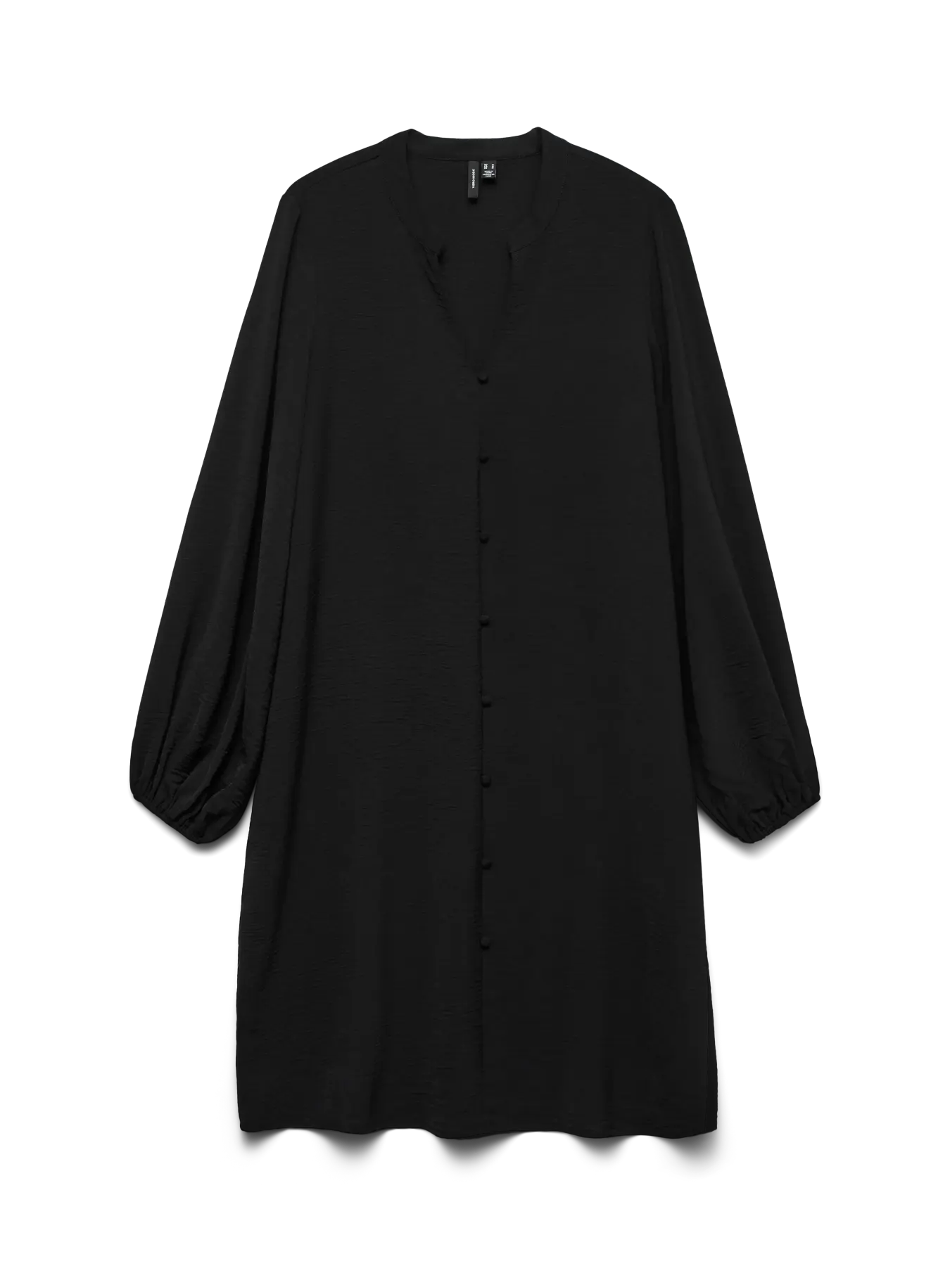 Alva V-neck klänning svart