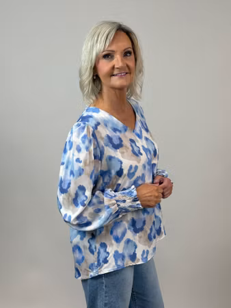 Hedda blus blå