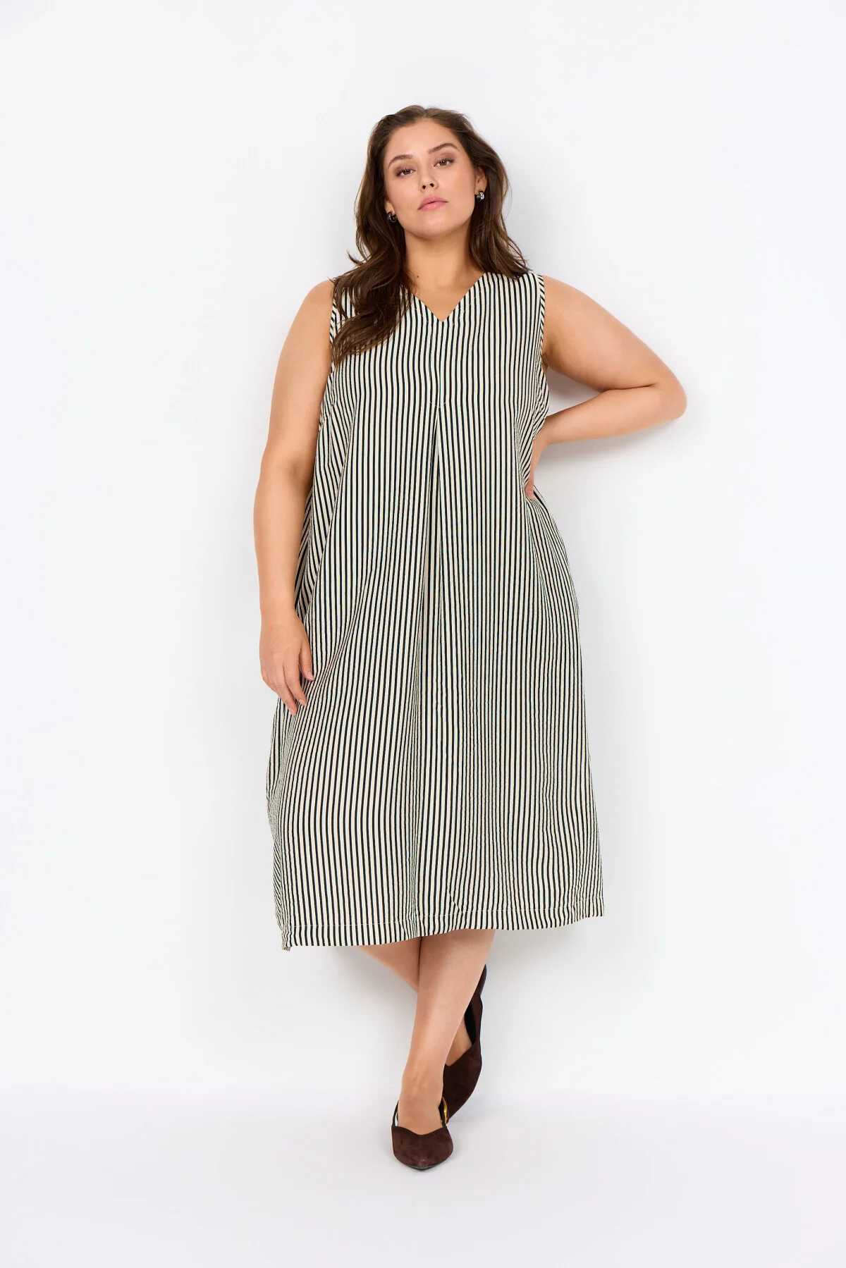 Heidi3 klänning randig