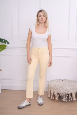 Folyrose 6119 minipockets flare ljusgul