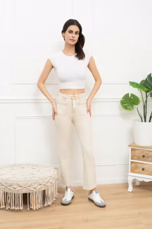 Folyrose 6119 minipockets flare sand