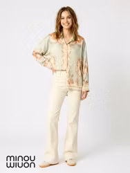 When you danced skjortblus mintgrön