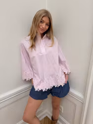 Klara embrodery skjorta rose