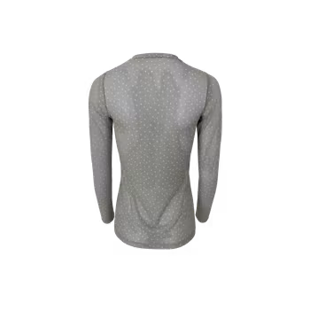 Anne mesh grön prickig