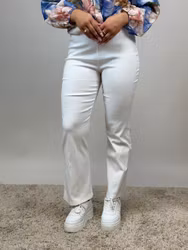 Ylva stretchbyxa ankel vit