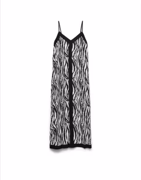 Denise klänning zebra