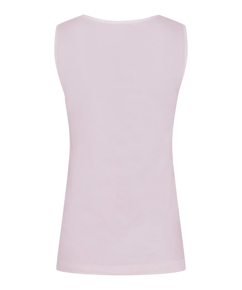 Nilla V-neck topp rosa