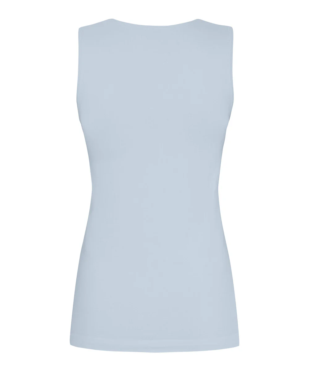 Nilla V-neck topp ljusblå
