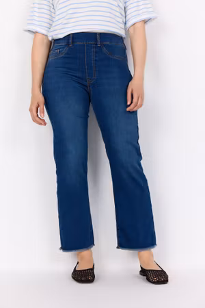 Summer dra-på-jeans blue