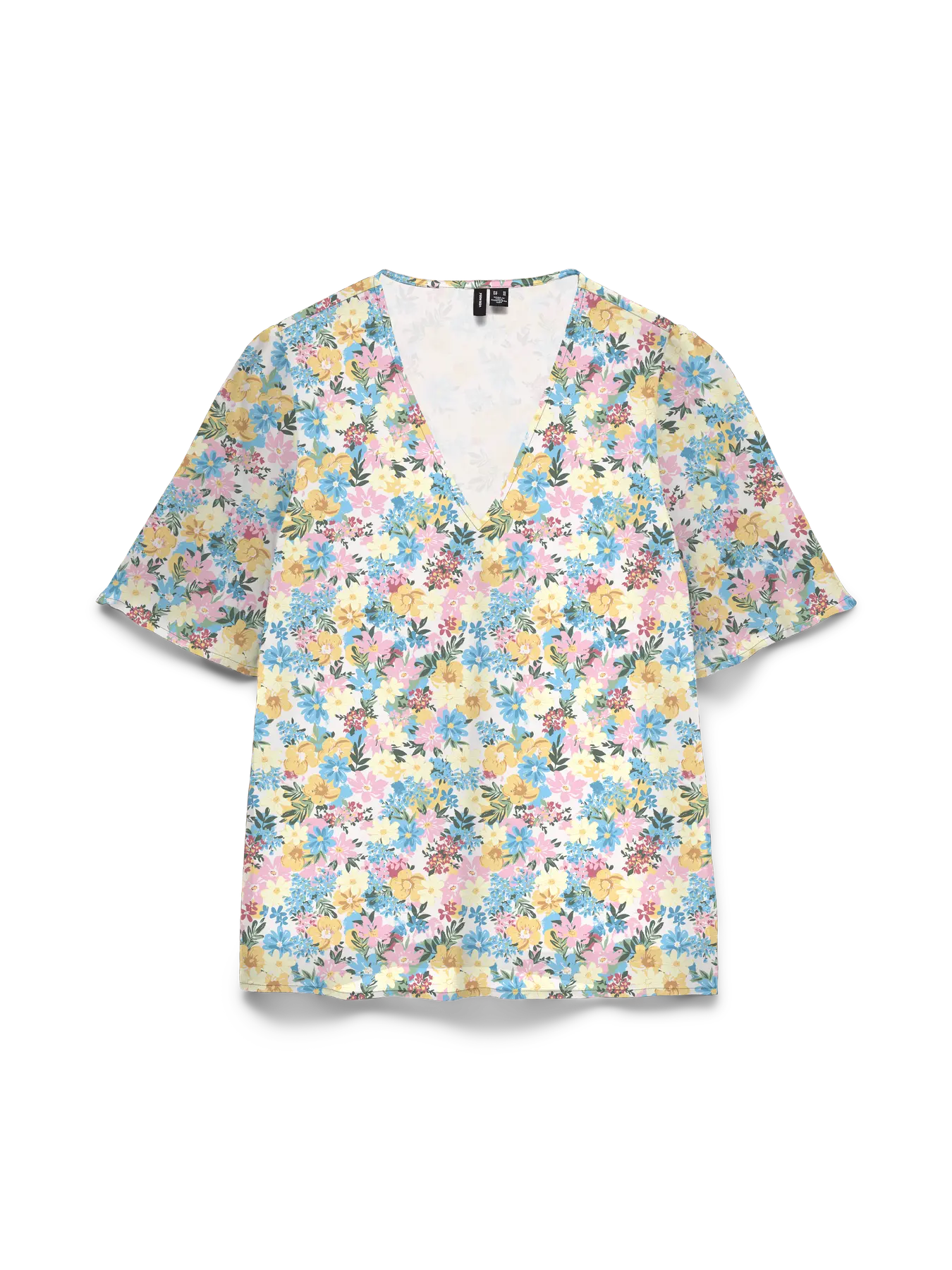 Smilla chiffongblus blommig