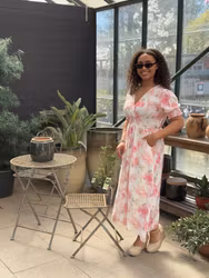 Nikki klänning rosa