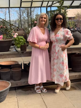 Nikki klänning rosa