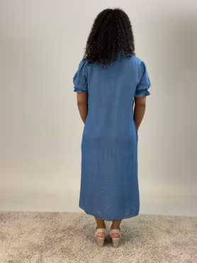 Ayla klänning jeansblå