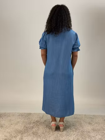 Ayla klänning jeansblå