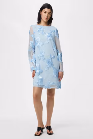 Eva loose dress ljusblå