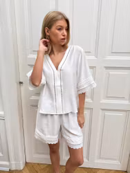 Amanda blus vit