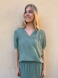 Emma kortärmad blus army