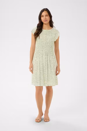 Gisla klänning cameo green