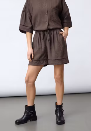 Ella shorts brun
