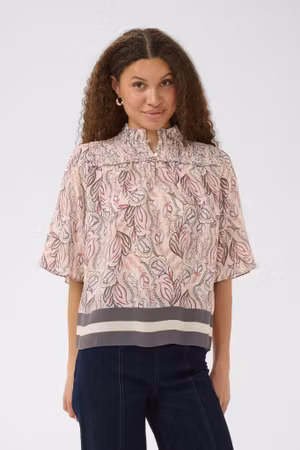Shakti blus dusty pink arty