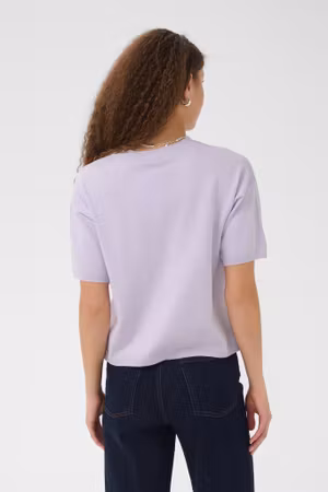Mila kortärmad boxy misty lilac