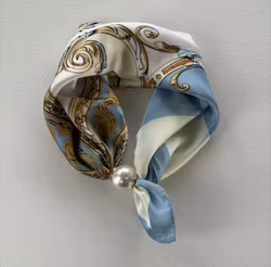 Scarf magnet ljusblå