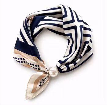 Scarf magnet marin randig