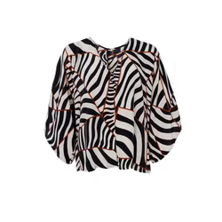 Luna kaftan blus svart