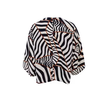 Luna kaftan blus svart