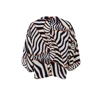 Luna kaftan blus svart