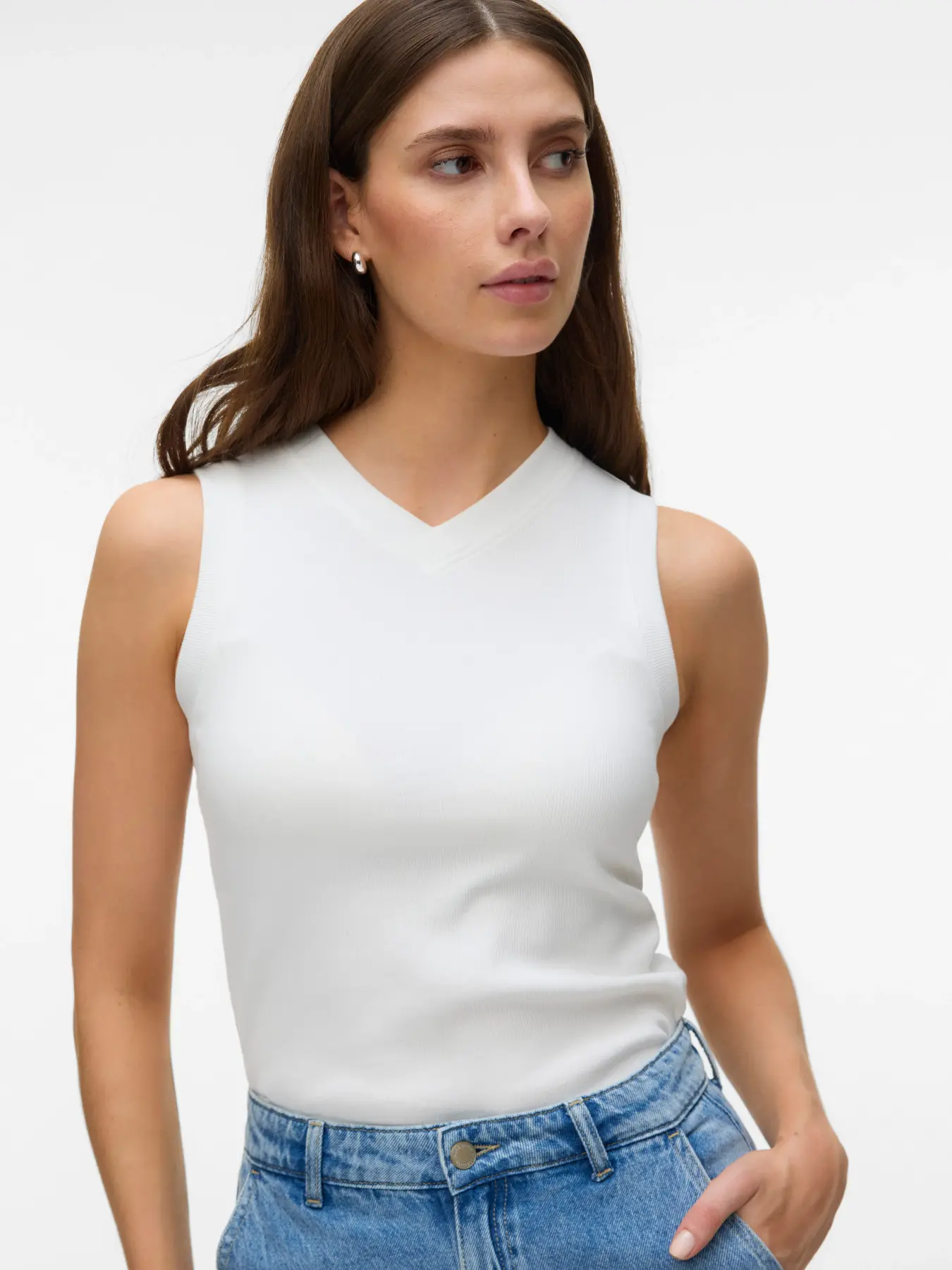 Colbie v-neck linne