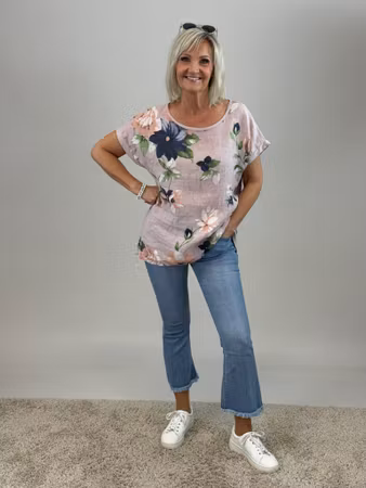 Edit linnetopp lila blommig
