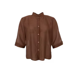 Carla lace shirt brun