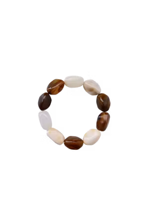 Lyon armband brun mix