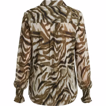 Lotta smock shirt khaki flow