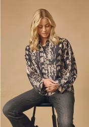 Nini shirt earth & black