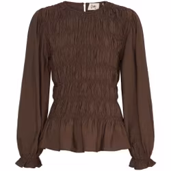 Noel smockblus brun