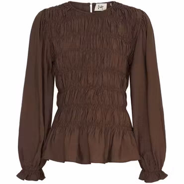 Noel smockblus brun