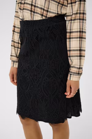Dith lace kjol svart