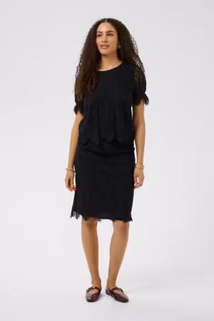 Dith lace kjol svart