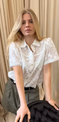 Minna vit blus